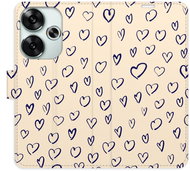 iSaprio Flip case Heart Light 02 for Poco F6 - Phone Case
