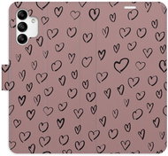 iSaprio Flip case Heart Dark 02 for Samsung Galaxy A04s - Phone Case