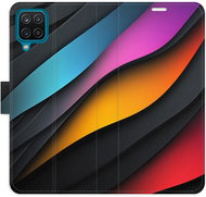 iSaprio Flip Case Color Waves for Samsung Galaxy A12 - Phone Case