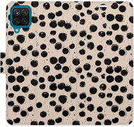 iSaprio Flip pouzdro Dotted 02 pro Samsung Galaxy A12 - Pouzdro na mobil