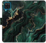 iSaprio Flip Case Emerald 02 for Samsung Galaxy A12 - Phone Case