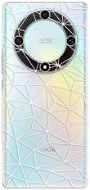 iSaprio Abstract Triangles 03 – white – Honor Magic5 Lite 5G - Kryt na mobil