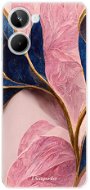 Phone Cover iSaprio Pink Blue Leaves - Realme 10 - Kryt na mobil
