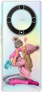 iSaprio Kissing Mom – Blond and Girl – Honor Magic5 Lite 5G - Kryt na mobil
