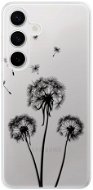 iSaprio Three Dandelions - black - Samsung Galaxy S24 - Phone Cover
