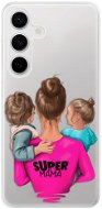 iSaprio Super Mama – Boy and Girl – Samsung Galaxy S24 - Kryt na mobil
