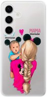 iSaprio Mama Mouse Blonde and Boy - Samsung Galaxy S24 - Phone Cover