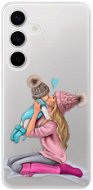 iSaprio Kissing Mom – Blond and Boy – Samsung Galaxy S24 - Kryt na mobil