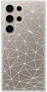 iSaprio Abstract Triangles 03 – white – Samsung Galaxy S24 Ultra - Kryt na mobil