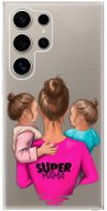 iSaprio Super Mama – Two Girls – Samsung Galaxy S24 Ultra - Kryt na mobil