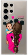 iSaprio Mama Mouse Brunette and Boy - Samsung Galaxy S24 Ultra - Phone Cover