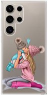 iSaprio Kissing Mom - Blond and Boy - Samsung Galaxy S24 Ultra - Phone Cover