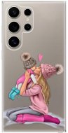 iSaprio Kissing Mom - Blond and Girl - Samsung Galaxy S24 Ultra - Phone Cover