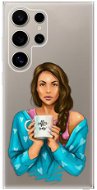 iSaprio Coffe Now – Brunette – Samsung Galaxy S24 Ultra - Kryt na mobil