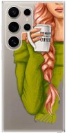 iSaprio My Coffe and Redhead Girl - Samsung Galaxy S24 Ultra - Phone Cover