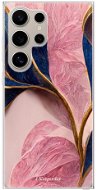 iSaprio Pink Blue Leaves - Samsung Galaxy S24 Ultra - Phone Cover