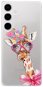 iSaprio Lady Giraffe - Samsung Galaxy S24+ - Phone Cover