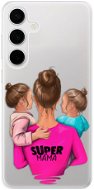 iSaprio Super Mama - Two Girls - Samsung Galaxy S24+ - Phone Cover
