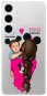 iSaprio Mama Mouse Brunette and Boy – Samsung Galaxy S24+ - Kryt na mobil
