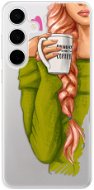 iSaprio My Coffe and Redhead Girl - Samsung Galaxy S24+ - Phone Cover