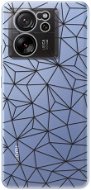 iSaprio Abstract Triangles 03 - black - Xiaomi 13T / 13T Pro - Phone Cover