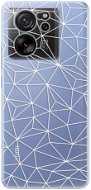 iSaprio Abstract Triangles 03 - white - Xiaomi 13T / 13T Pro - Phone Cover
