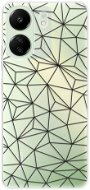 iSaprio Abstract Triangles 03 - black - Xiaomi Redmi 13C - Phone Cover