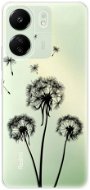 iSaprio Three Dandelions - black - Xiaomi Redmi 13C - Phone Cover