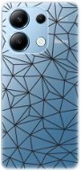 iSaprio Abstract Triangles 03 - black - Xiaomi Redmi Note 13 - Phone Cover