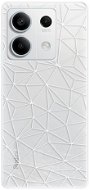iSaprio Abstract Triangles 03 - white - Xiaomi Redmi Note 13 5G - Phone Cover