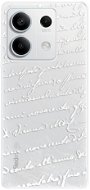 iSaprio Handwriting 01 - white - Xiaomi Redmi Note 13 5G - Phone Cover