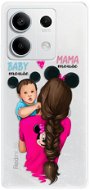 iSaprio Mama Mouse Brunette and Boy – Xiaomi Redmi Note 13 5G - Kryt na mobil