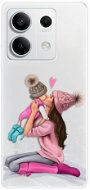 iSaprio Kissing Mom - Brunette and Girl - Xiaomi Redmi Note 13 5G - Phone Cover