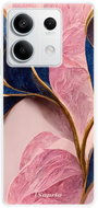 iSaprio Pink Blue Leaves - Xiaomi Redmi Note 13 5G - Phone Cover