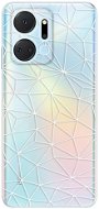 iSaprio Abstract Triangles 03 - white - Honor X7a - Phone Cover