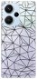 iSaprio Abstract Triangles 03 - black - Xiaomi Redmi Note 13 Pro+ 5G - Phone Cover