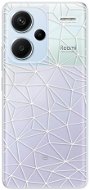 iSaprio Abstract Triangles 03 - white - Xiaomi Redmi Note 13 Pro+ 5G - Phone Cover