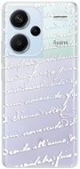 iSaprio Handwriting 01 - white - Xiaomi Redmi Note 13 Pro+ 5G - Phone Cover