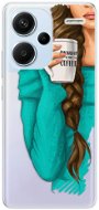 iSaprio My Coffe and Brunette Girl - Xiaomi Redmi Note 13 Pro+ 5G - Phone Cover