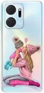 iSaprio Kissing Mom - Blond and Girl - Honor X7a - Phone Cover