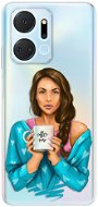 iSaprio Coffe Now - Brunette - Honor X7a - Phone Cover
