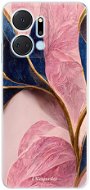 iSaprio Pink Blue Leaves - Honor X7a - Phone Cover