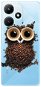 Phone Cover iSaprio Owl And Coffee - Infinix Hot 30i - Kryt na mobil