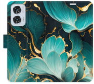 iSaprio flip pouzdro Blue Flowers 02 pro Motorola Edge 50 Fusion - Phone Case