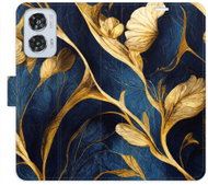 iSaprio flip pouzdro GoldBlue pro Motorola Edge 50 Fusion - Phone Case
