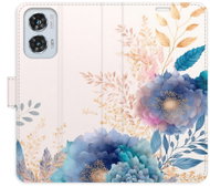iSaprio flip pouzdro Ornamental Flowers 03 pro Motorola Edge 50 Fusion - Phone Case