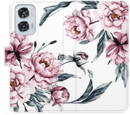 iSaprio flip pouzdro Pink Flowers pro Motorola Edge 50 Fusion - Phone Case