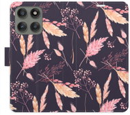 iSaprio flip pouzdro Ornamental Flowers 02 pro Motorola Edge 60 Pro / 60 Fusion - Phone Case