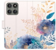 iSaprio flip pouzdro Ornamental Flowers 03 pro Motorola Edge 60 Pro / 60 Fusion - Phone Case