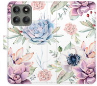 iSaprio flip pouzdro Succulents Pattern pro Motorola Edge 60 Pro / 60 Fusion - Phone Case